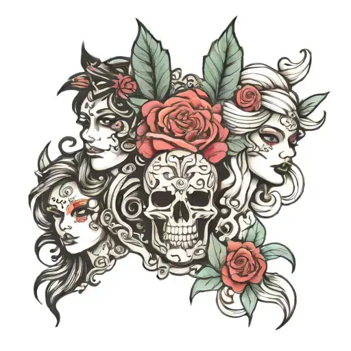 older brother 2 younger sisters matching tattoos tattoo design idea