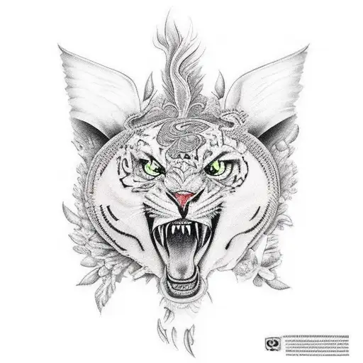 hunting tattoo design idea