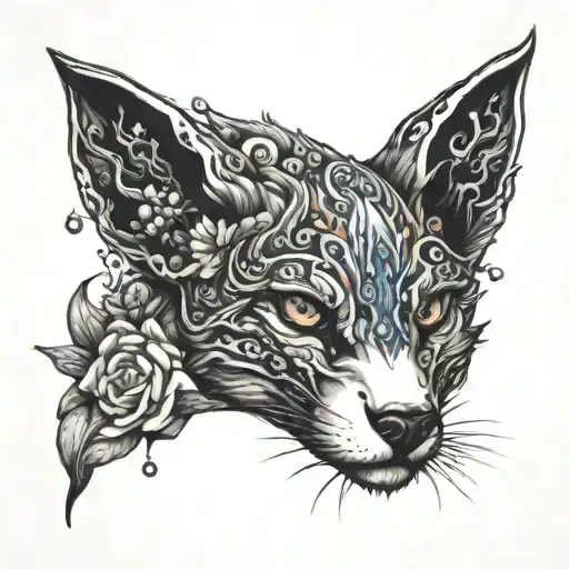 karma and winter  tattoo design idea