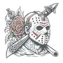 jason voorhees old school tattoo design idea