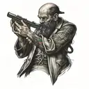 Medic Praying tattoo design idea