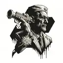 Medic Praying tattoo design idea