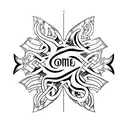 Combine the names of your three kids (Omer, Ori, Amit) into a unique symbol or design tattoo design idea
