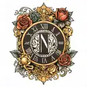 4-7-2018 roman numeral dates tattoo design idea