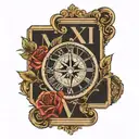 4-7-2018 roman numeral dates tattoo design idea