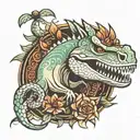 Team Dino tattoo design idea