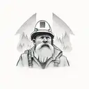 Coal Miner tattoo design idea