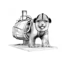 Coal Miner tattoo design idea