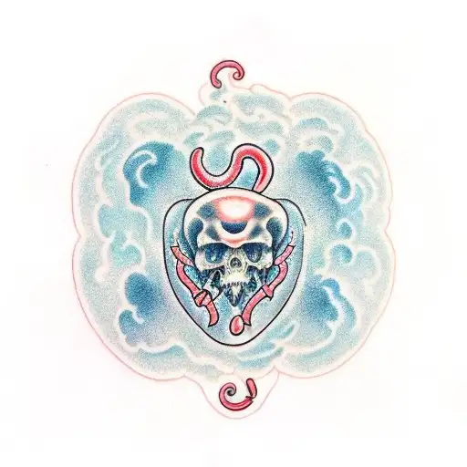 kidney mechanism tattoo design idea