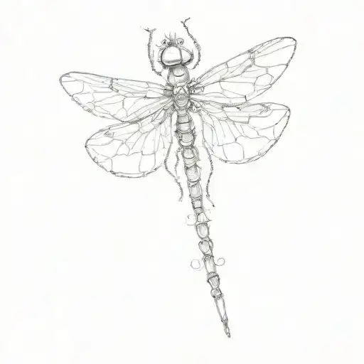 dragonfly tattoo design idea