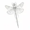 dragonfly tattoo design idea