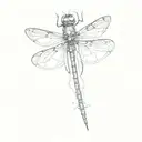 dragonfly tattoo design idea