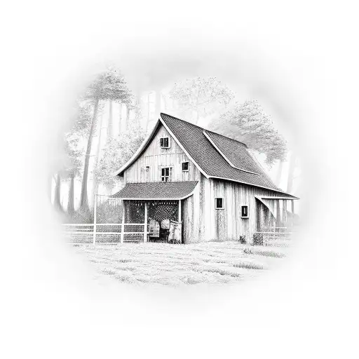 redhaven farm tattoo design idea