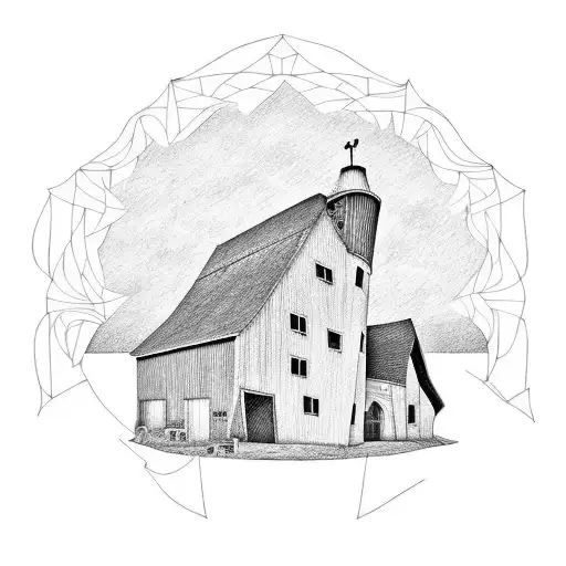 redhaven farm tattoo design idea