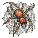 spider tattoo design idea