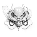 shell garter pretty tattoo design idea