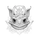 a princesa e o sapo  tattoo design idea