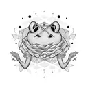a princesa e o sapo  tattoo design idea
