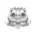 a princesa e o sapo  tattoo design idea