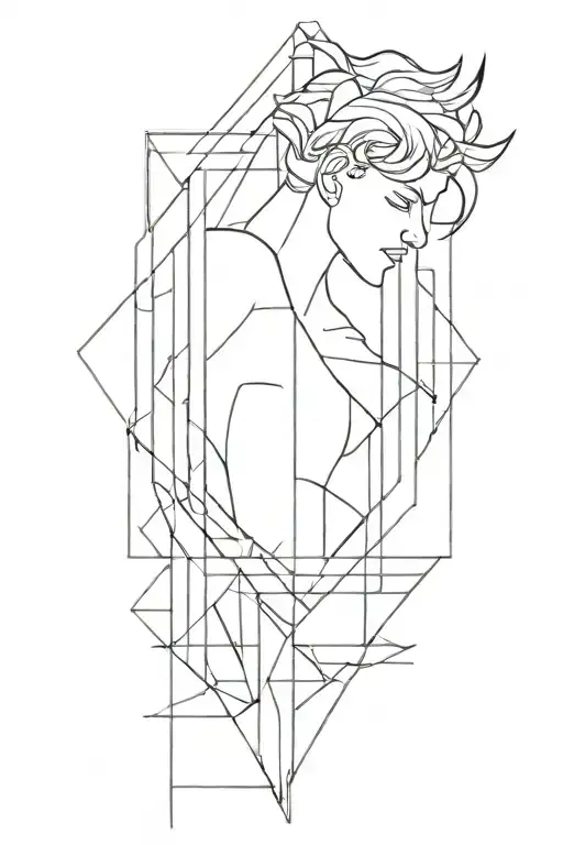Geometric tatoos for virgo men  born on 9 september 1996  tattoo design idea