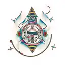 flute tattoo design idea