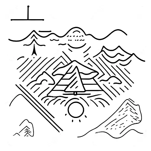 backpacking, Camper, Holiday tattoo design idea