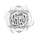 tamil om symbol tattoo design idea