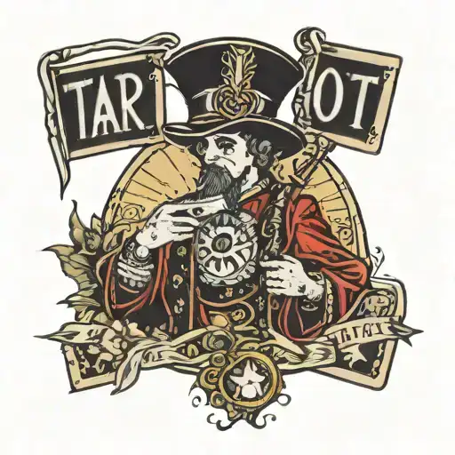 tarot magician tarot card tattoo design idea