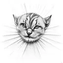 Mother raising a son tattoo design idea