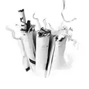 broken cigarette  tattoo design idea