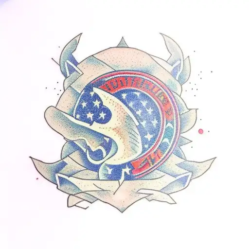 Kintsugi tattoo design idea