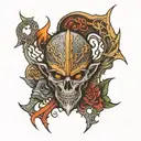 The elder scrolls oblivion tattoo design idea