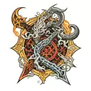 The elder scrolls oblivion tattoo design idea