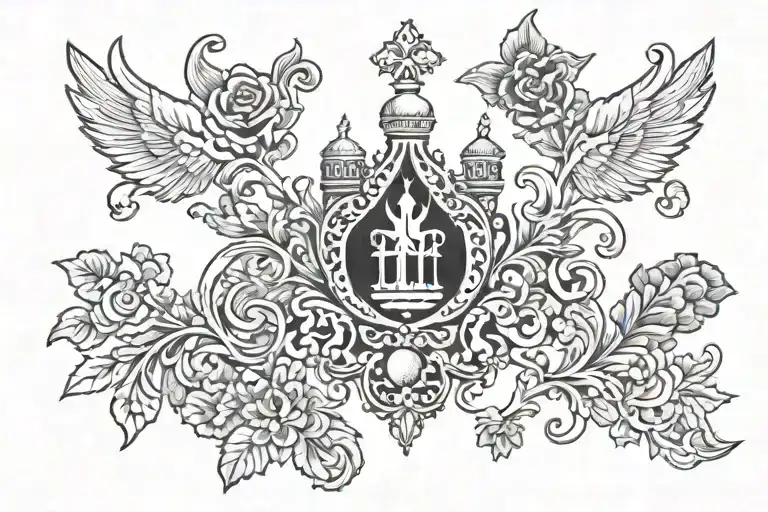 russian orthodox  tattoo design idea