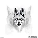 maned wolf brazil aka lobo guará tattoo design idea
