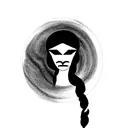 create a design with the six symbols of the gods Athena, Hermes, Artemis, Aphrodite, Apolo and Ares. no face tattoo design idea