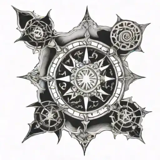 wheel of time tattoo design idea