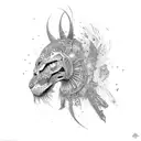 overcome addiction tattoo design idea