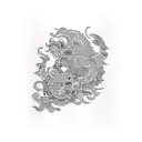 seven p j tattoo design idea