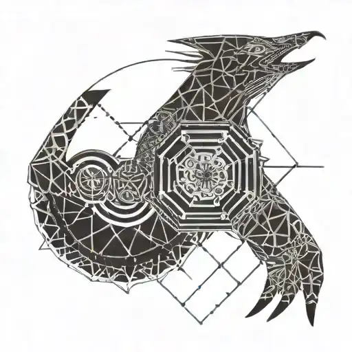 Karma word in arm tattoo design idea