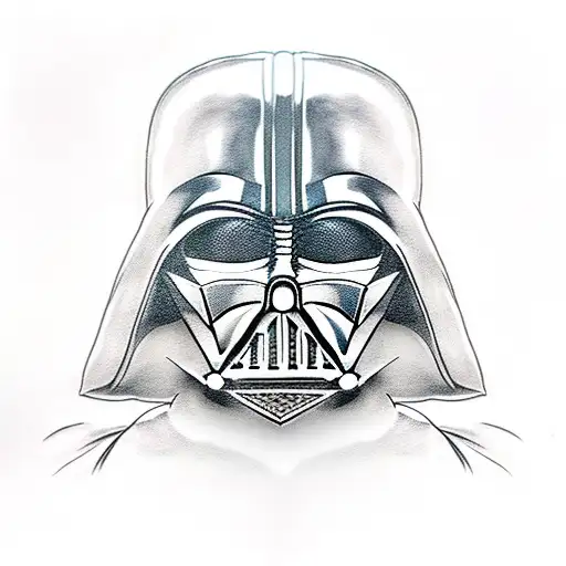 darth vader tattoo design idea