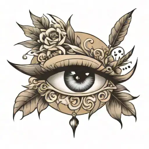 eyebrow tattoo design idea
