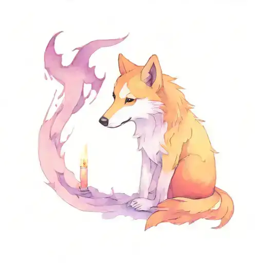 figure 8, Hayley Williams, Weather, Lightning, Spark, wolf, Devil, ghost, candle, time, glowing tattoo design idea