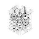 hexagon muster  tattoo design idea