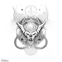 hermetic magic tattoo design idea