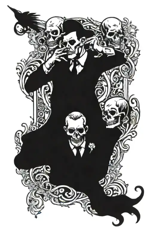 Gangster tattoo design idea