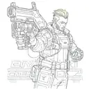 cyberpunk 2077 tattoo design idea