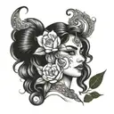 Priyanka tattoo design idea