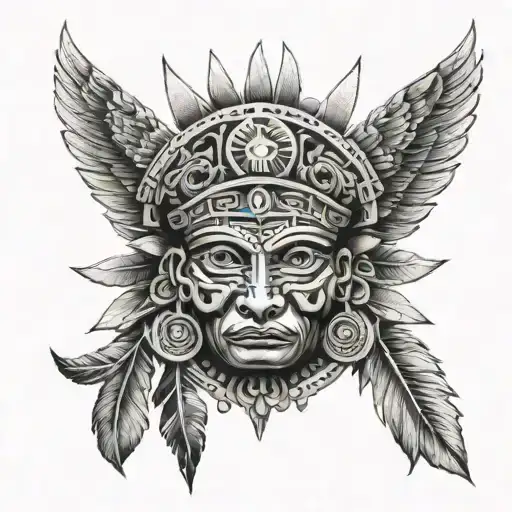 azteca tattoo design idea