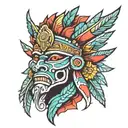azteca tattoo design idea